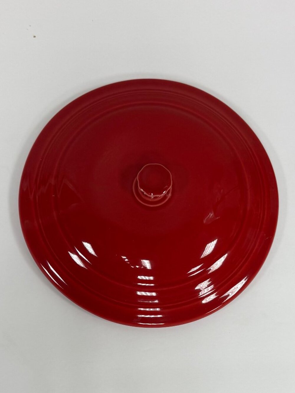 New Fiesta Scarlet Ceramic Casserole Lid. KT192